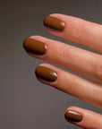 Karolin Van Loon Nagellack MAGMA NOIR - Tiefes Dunkelbraun