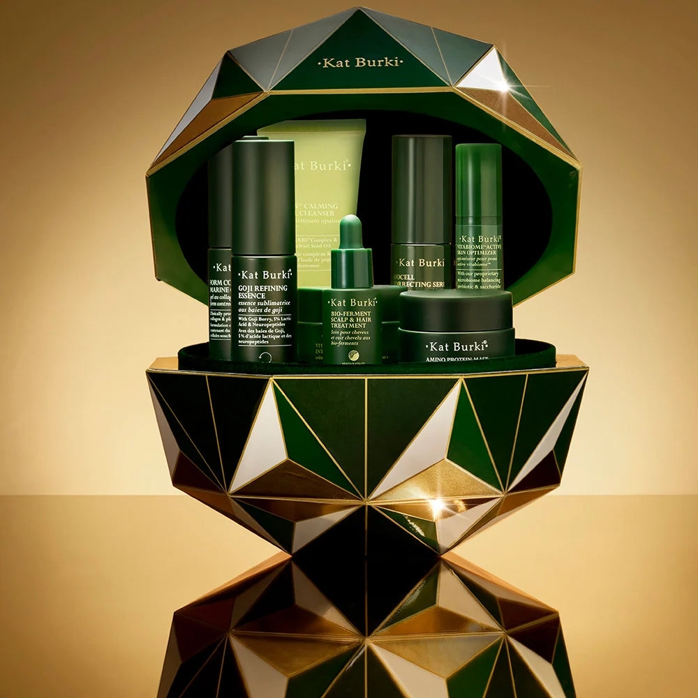 The Grand Radiance Capsule – Limitiertes Set mit acht Pflegeprodukten für Gesicht und Kopfhaut