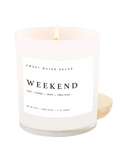 Duftkerze Weekend - Sojawachskerze mit Salbei, Orange, Amber & Tonkabohne