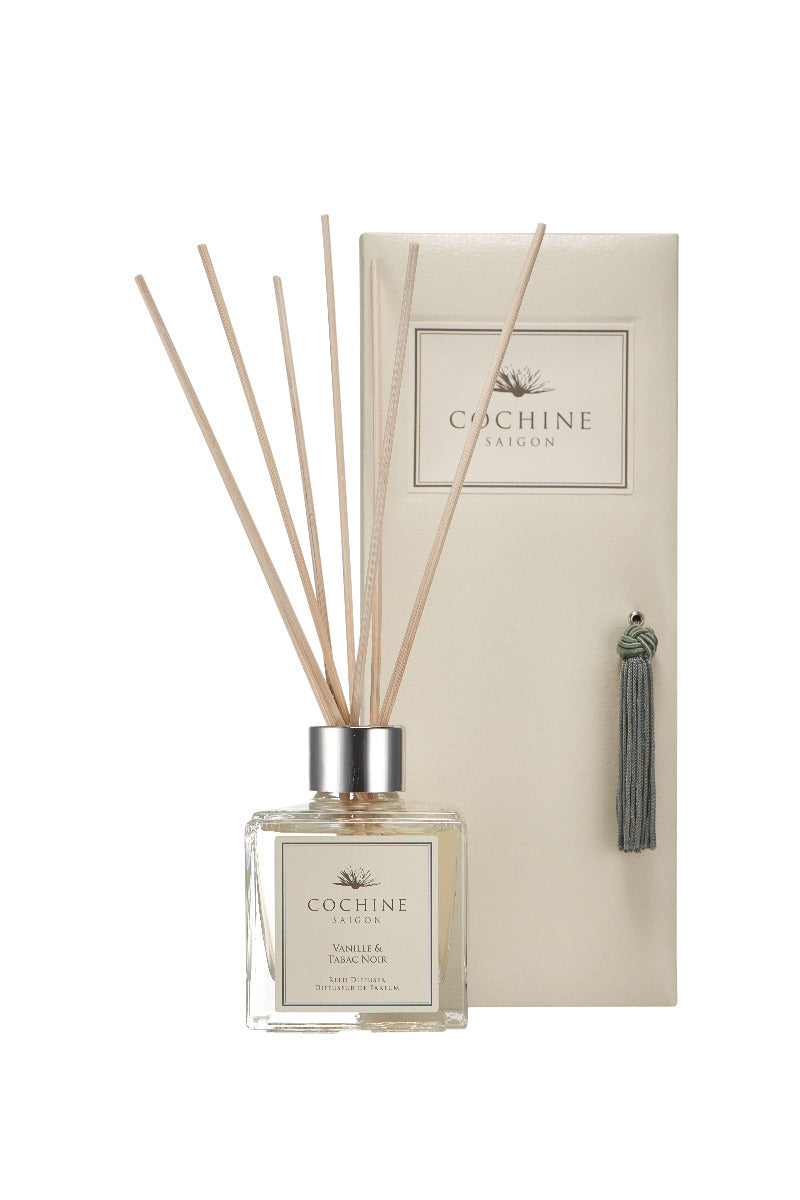 Reed Diffuser Vanille &amp; Tabac Noir